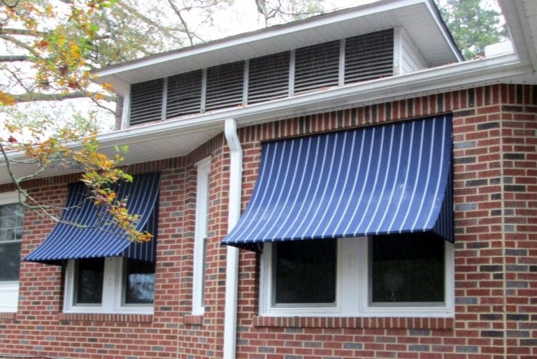 Metal Vs. Fabric Awnings Greenville Awning Company