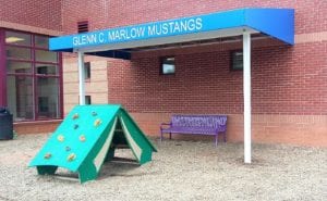 Glenn Marlow Elementary School Patio Awning After