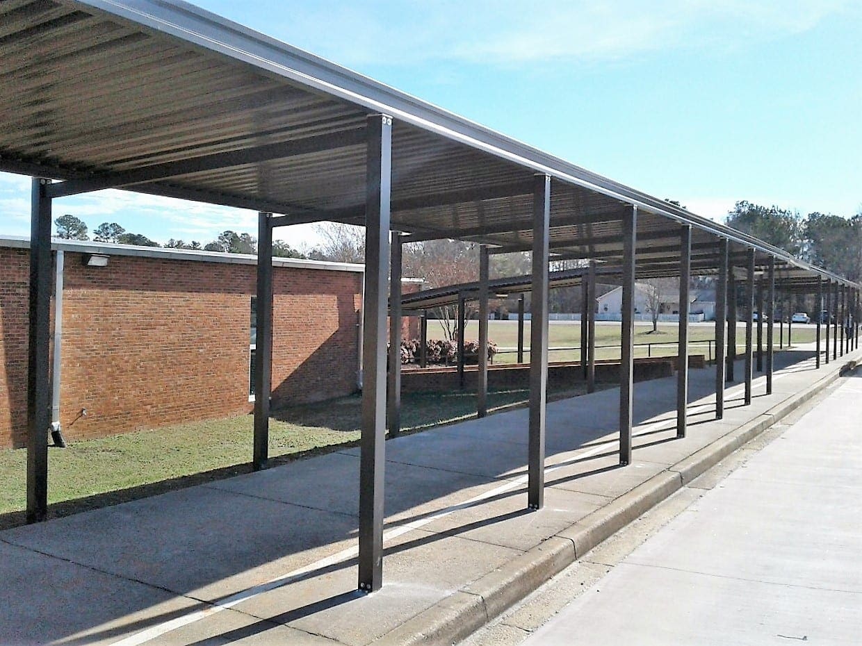 Walkway Canopies for Architects & Builders Options, Examples, Pricing