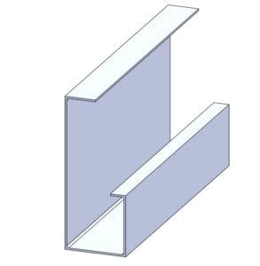 4 x 10 J-Style Gutter 8 x 0.25 Square Top Plate - GHRC Design options - Greenville Awning Company in Greenville, SC